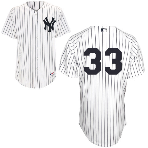 Kelly Johnson #33 MLB Jersey-New York Yankees Men's Authentic Home White Baseball Jersey